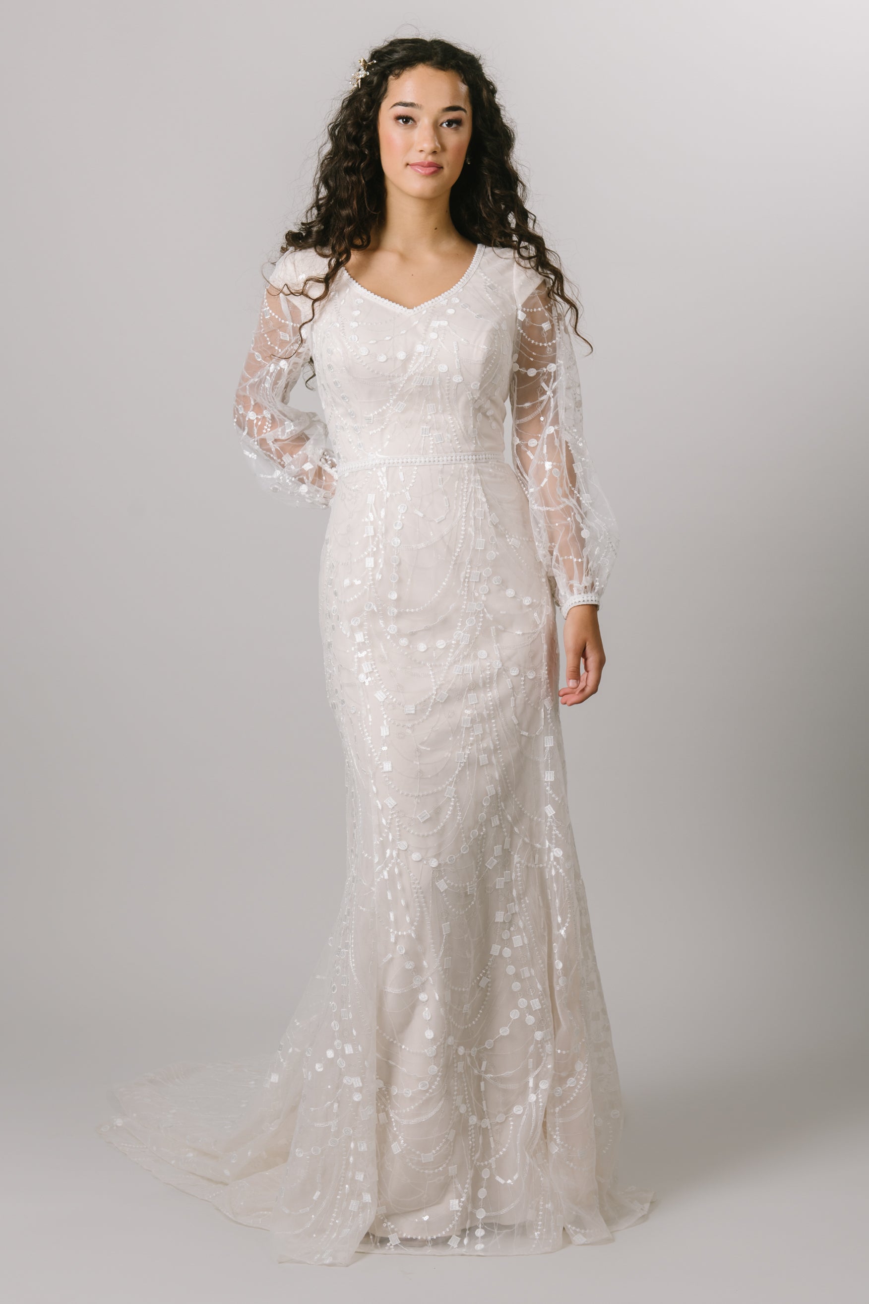 Modest Wedding Dresses LatterDayBride Bowie Moments Made Bridal