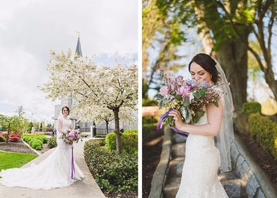 Vancouver Temple | Berkeley Gown | LDS Bride Blog