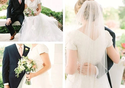 DIY Wedding | Claralise Gown | LDS Bride Blog