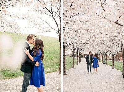 Cute Ideas for Spring Engagement Photos | LDS Bride Blog