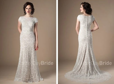 Beautiful Modest Wedding Dresses with Sleeves | LDS Bride Blog