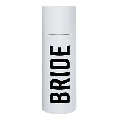 A white container for your 'Bride' tumbler to go in!