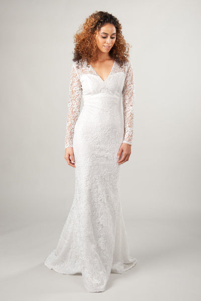 bridal gowns at LatterDayBride with long sleeves