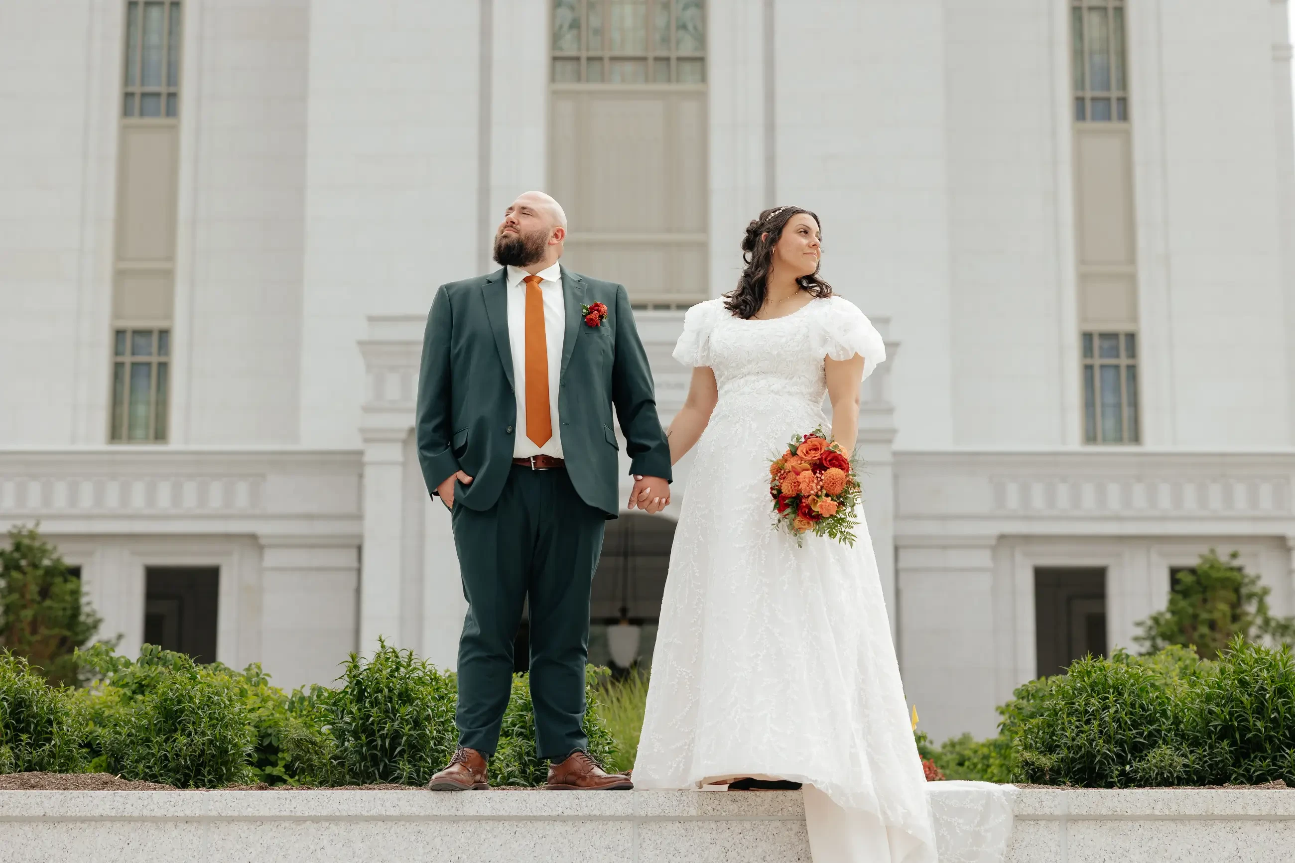 How to Make a Wedding Dress Temple Ready Image