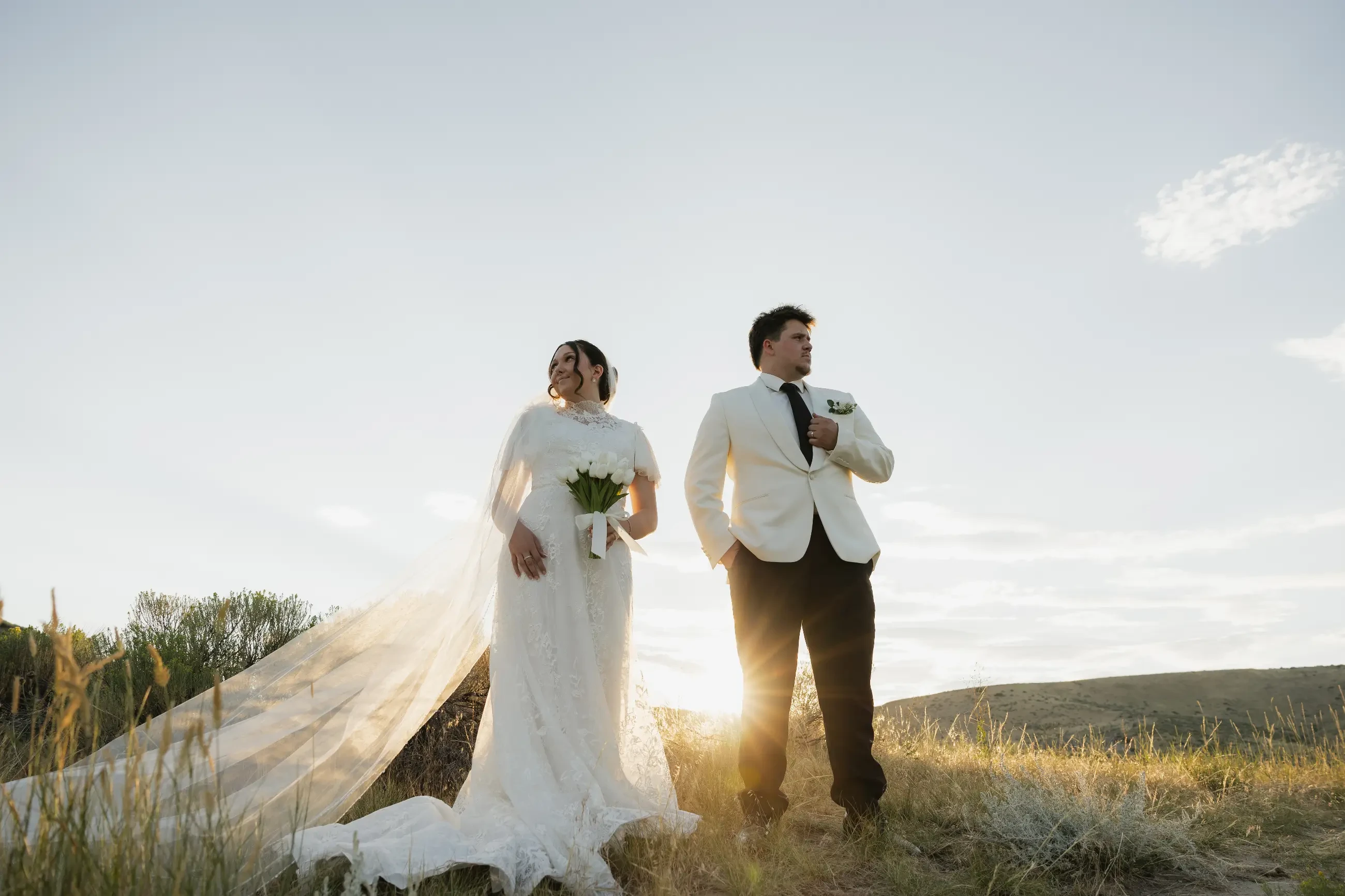 High Neckline Wedding Dresses Image