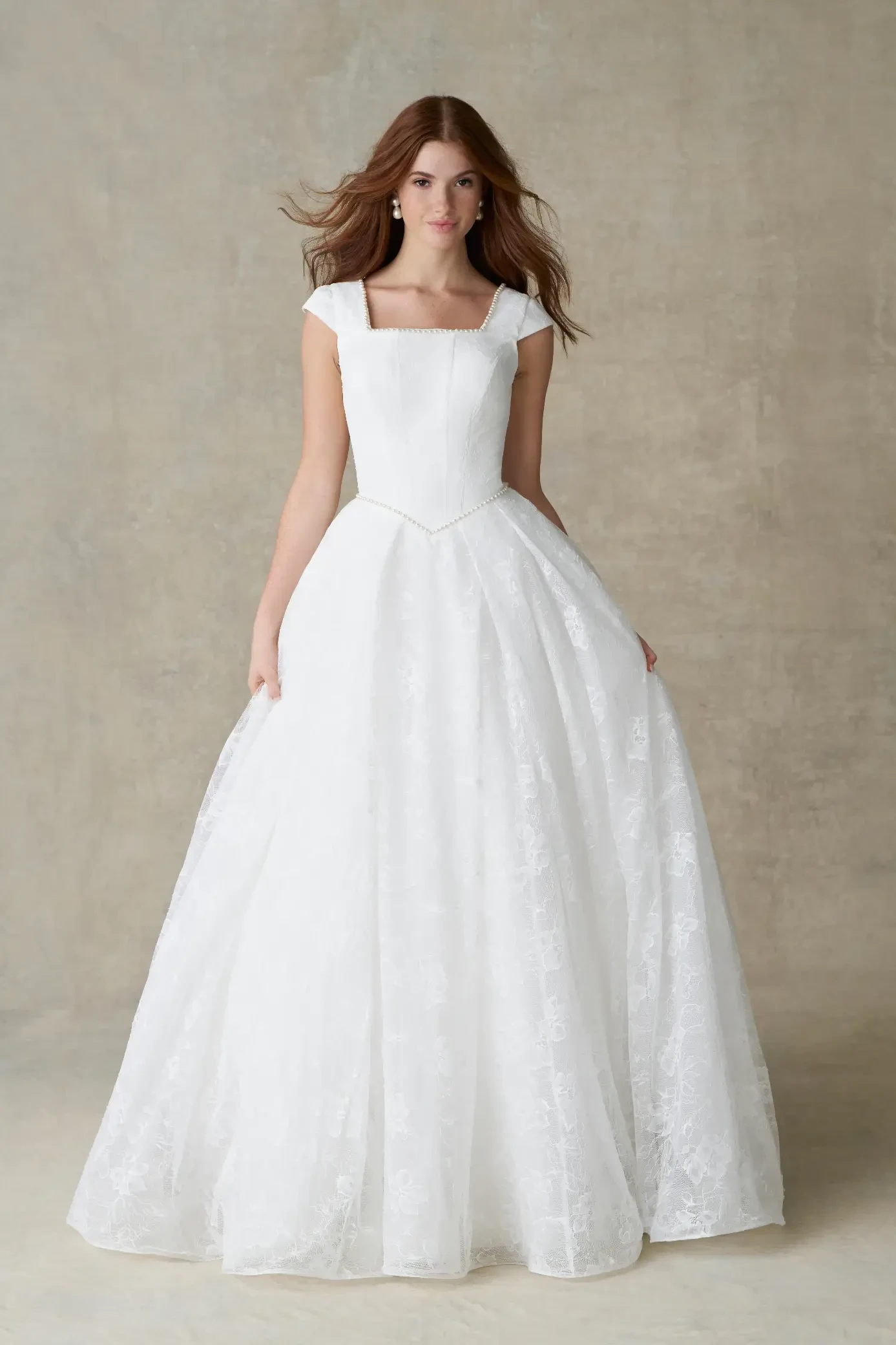 Model wearing a Ballgown gown