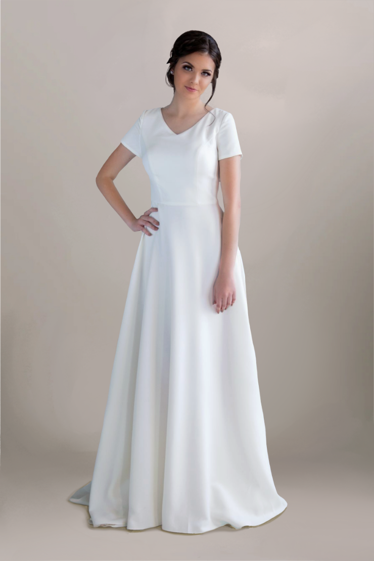 chinese dress ladies Long Sleeve White Bead Embellished Modest Evening Dress  Modora UK