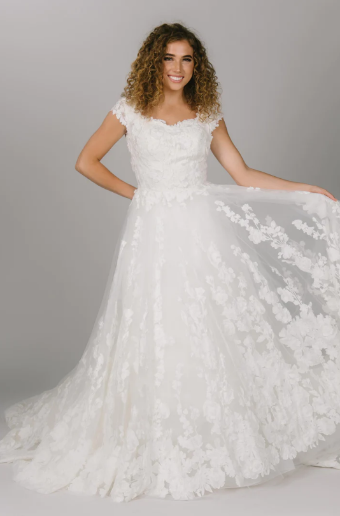 Addison Skirt #2 Ivory/Ivory/Silver thumbnail