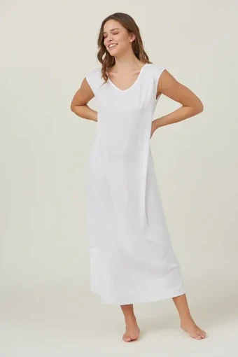 Temple Dress Slip #1 White thumbnail