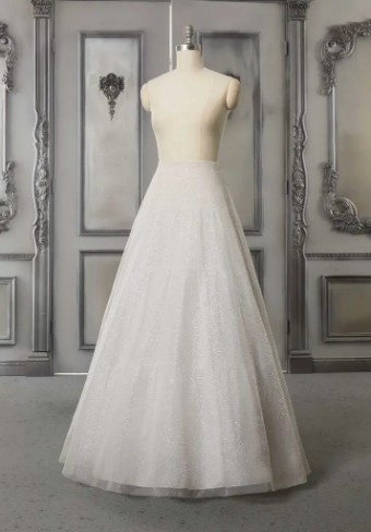 517 - Glitter Underskirt #1 default Ivory thumbnail