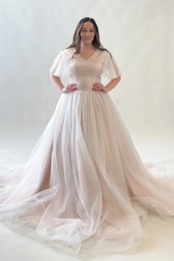 Hattie #0 default Ivory Sparkle/Blush thumbnail