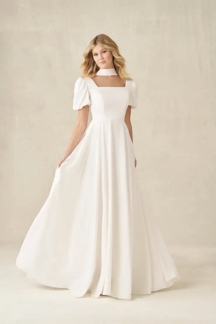 Modest Wedding Dresses | Moments Made Bridal, image size:740x1110
