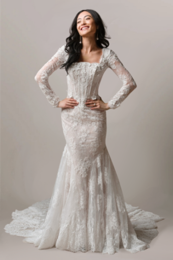 Annalee -LOAN SAMPLE #5 Ivory Over Blush thumbnail