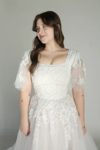 Ginnie  - one of a kind #2 Lavender/Champagne thumbnail