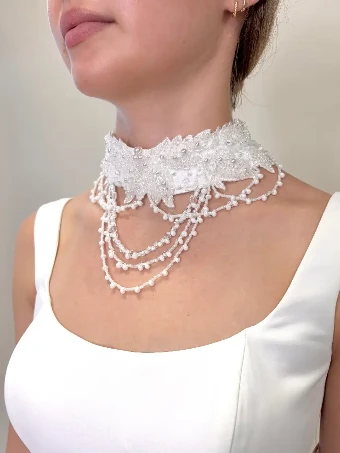 1022 Choker #1 default All Ivory thumbnail