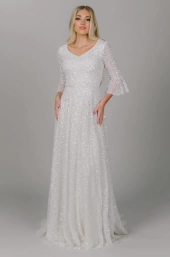 Aubrey #3 Ivory/Silver thumbnail