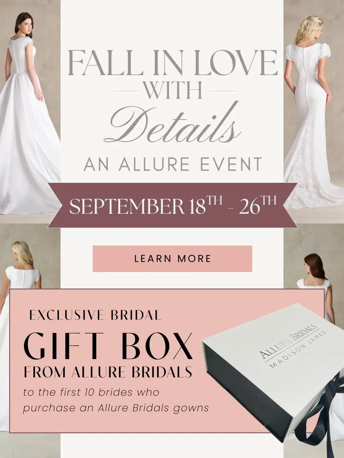Allure Event banner